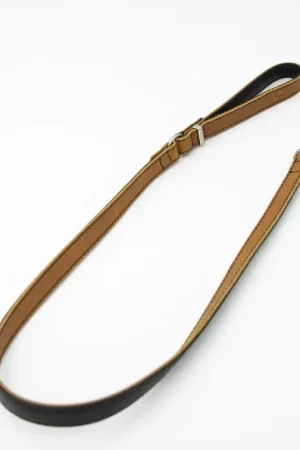 Weekendaanbieding 51 Milano Leash Contrast Cognac 20 mm x 100 cm